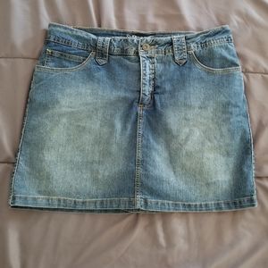 Denim skort